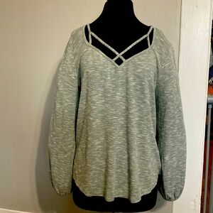 Maurice’s striped knit blouse. Size XL